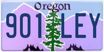 OR license plate 901LEY