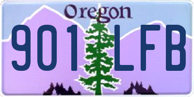 OR license plate 901LFB