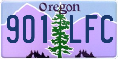 OR license plate 901LFC