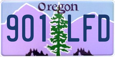 OR license plate 901LFD