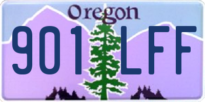 OR license plate 901LFF