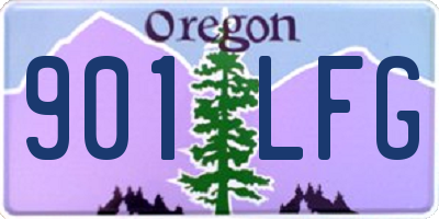 OR license plate 901LFG