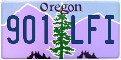OR license plate 901LFI