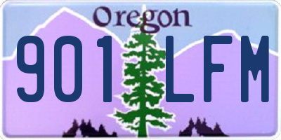 OR license plate 901LFM