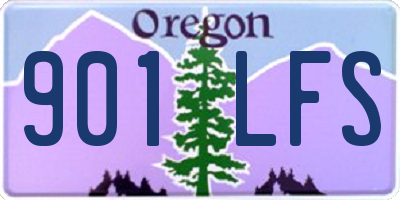 OR license plate 901LFS