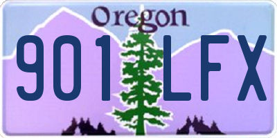 OR license plate 901LFX