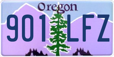 OR license plate 901LFZ