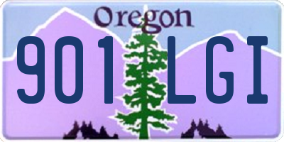 OR license plate 901LGI