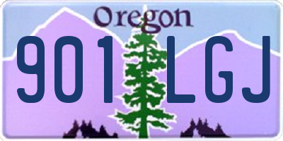 OR license plate 901LGJ