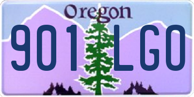 OR license plate 901LGO
