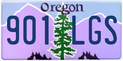 OR license plate 901LGS