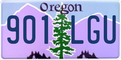 OR license plate 901LGU