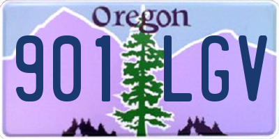 OR license plate 901LGV