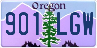 OR license plate 901LGW