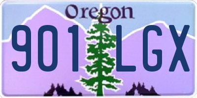 OR license plate 901LGX