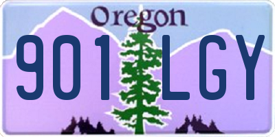 OR license plate 901LGY