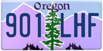 OR license plate 901LHF