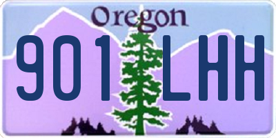 OR license plate 901LHH