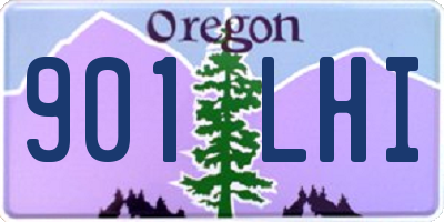 OR license plate 901LHI