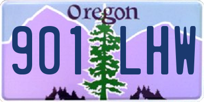 OR license plate 901LHW