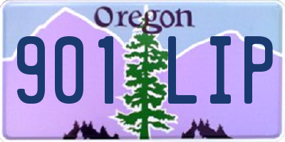 OR license plate 901LIP