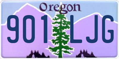 OR license plate 901LJG