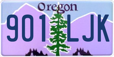 OR license plate 901LJK