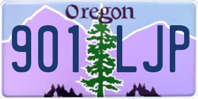OR license plate 901LJP