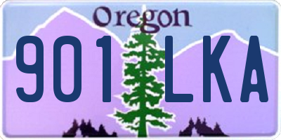 OR license plate 901LKA