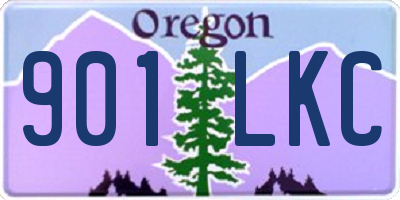 OR license plate 901LKC
