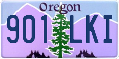 OR license plate 901LKI