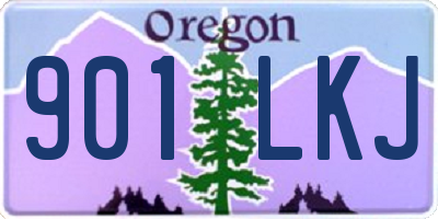 OR license plate 901LKJ