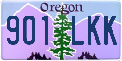 OR license plate 901LKK