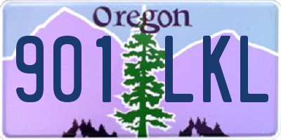 OR license plate 901LKL