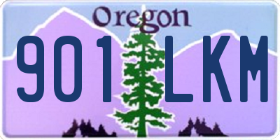 OR license plate 901LKM