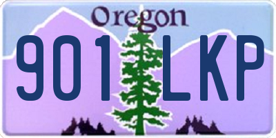 OR license plate 901LKP
