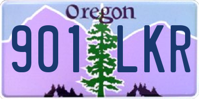 OR license plate 901LKR