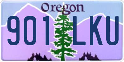 OR license plate 901LKU