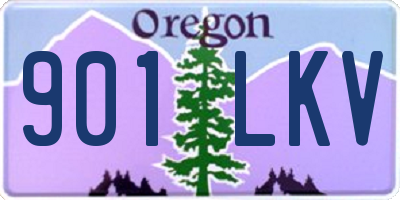 OR license plate 901LKV