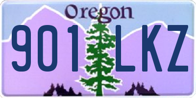 OR license plate 901LKZ