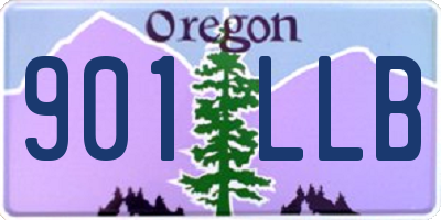 OR license plate 901LLB