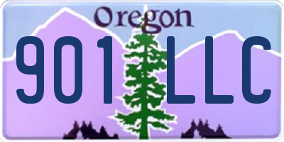 OR license plate 901LLC