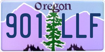 OR license plate 901LLF