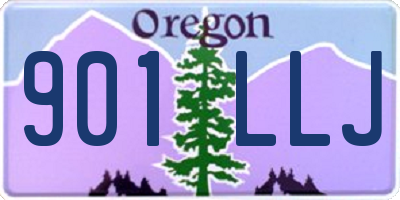 OR license plate 901LLJ