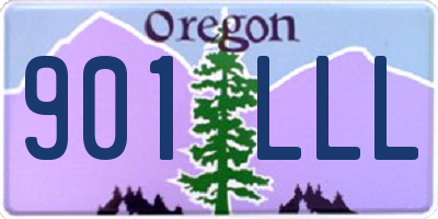 OR license plate 901LLL