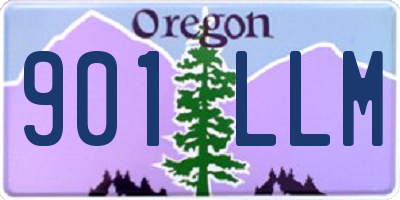 OR license plate 901LLM
