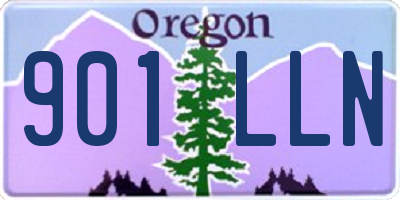 OR license plate 901LLN
