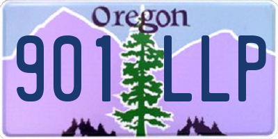 OR license plate 901LLP