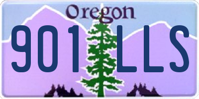 OR license plate 901LLS