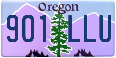 OR license plate 901LLU